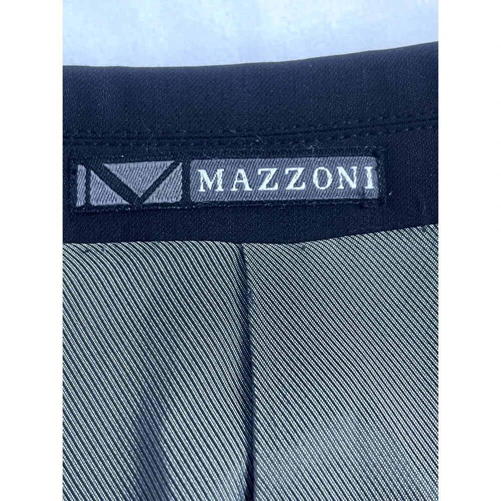 Mazzoni Lana Lux 100% Merino Wool Blazer Jacket sz 44S Career Office Sport Coat